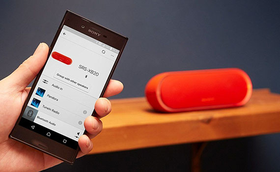 Loa không dây Sony SRS-XB20/RC E kết nối nhanh chóng