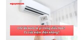 Chế độ Auto trong điều hòa là gì