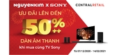 Ưu Đãi Giảm Giá, Quà Tặng Đặc Biệt Cho Tivi Và Dàn Âm Thanh Sony