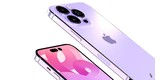 Lộ diện hình ảnh mới của iPhone 14 Pro và Pro Max với màu tím đẹp ngẩn ngơ