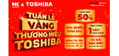 Top 3 sản phẩm HOT & HIT đang giảm sốc tại Tuần Lễ Vàng Toshiba