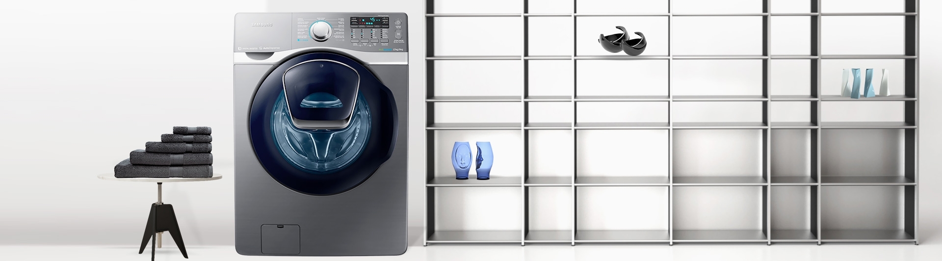 Máy giặt Samsung Inverter 17 kg WD17J7825KP/SV