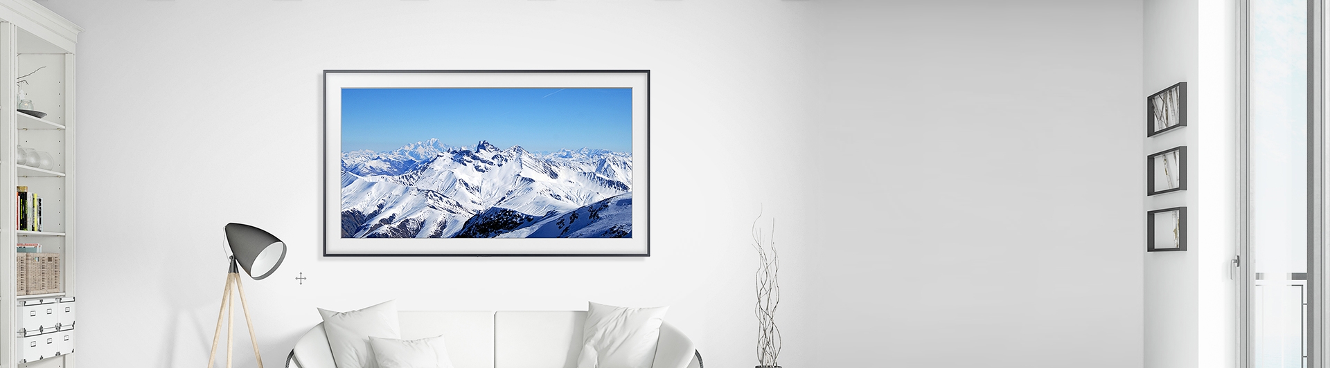 TIVI KHUNG TRANH SAMSUNG UA55LS003AKXXV