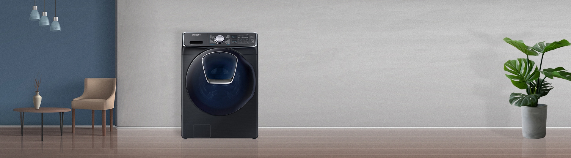 Máy giặt sấy Samsung Inverter 19 kg WD19N8750KV/SV