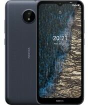 Điện thoại Nokia C20 2GB/32GB Xanh Mặt chính diện trước sau