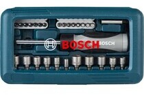 Bộ vặn vít Bosch 46 món hộp sản phẩm