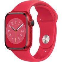 Apple Watch S8 LTE 41mm viền nhôm dây silicone Đỏ MNJ23VN/A
