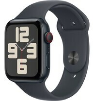 Apple Watch SE GPS Cellular 44mm Midnight Aluminium Case Midnight Sport Band M/L