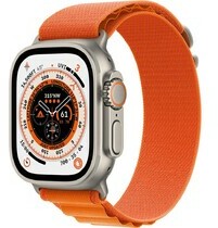 Apple Watch Ultra LTE 49mm viền Titanium dây Orange Alpine Loop size L MQFM3VN/A