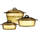 Bộ 3 nồi thủy tinh Luminarc Blooming Amberline bộ 3