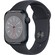 Apple Watch S8 GPS 41mm viền nhôm dây silicone Đen Midnight MNP53VN/A nghiêng trái