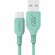 Cáp sạc Innostyle Jazzy USB-A to USB-C J_IAC120 Xanh mint