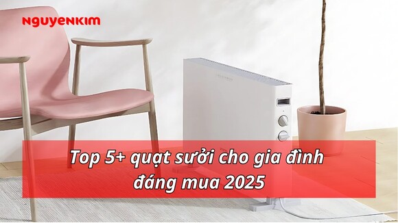 top 5 quạt sưởi cho gia đình đáng mua