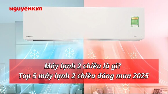 top 5 máy lạnh 2 chiều đáng mua