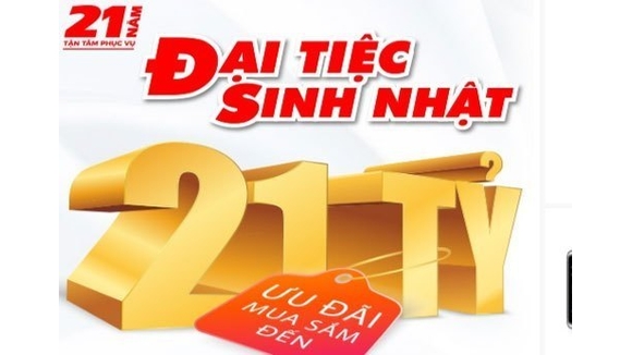 Danh sách khách hàng trúng thưởng đợt 3 chương trình "Nguyễn Kim - 21 năm tận tâm phục vụ"