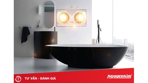 Nên chọn mua đèn sưởi nhà tắm 2 bóng hay 3 bóng