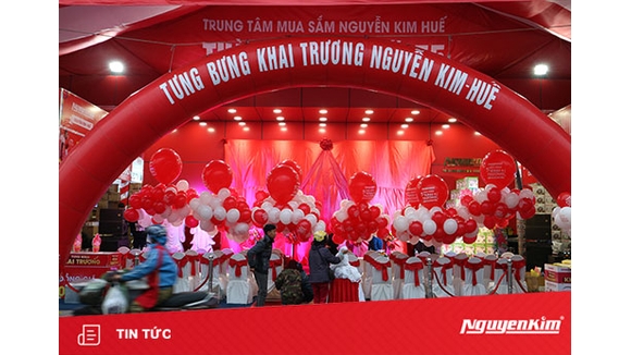 Nhiệt liệt chào mừng TTMS Nguyễn Kim Huế khai trương