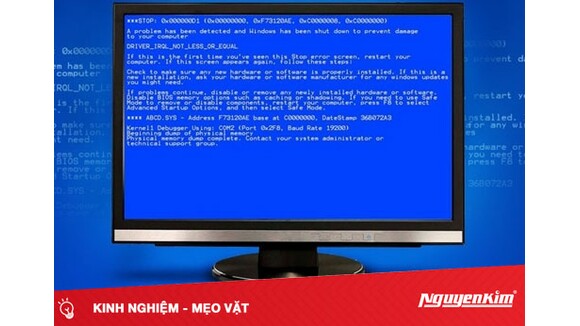 Khắc phục lỗi máy tính bị màn hình xanh