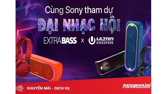 Mua ngay tai nghe hay loa Sony nhận ngay chuyến du lịch Singapore hấp dẫn