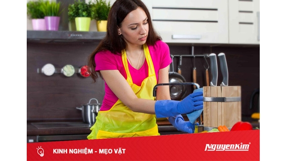 Căn bếp sạch tinh tươm với 8 mẹo nhỏ vô cùng hữu ích