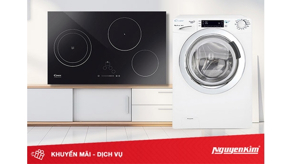 Mua bếp đôi hồng ngoại Candy nhận ngay máy giặt Candy