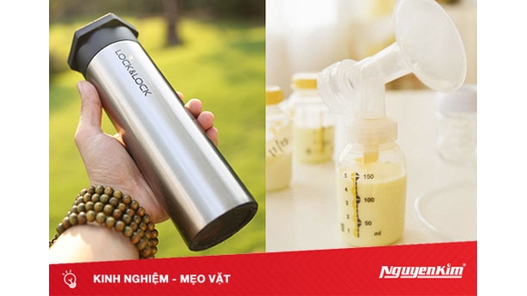 Bảo quản sữa mẹ với bình giữ nhiệt