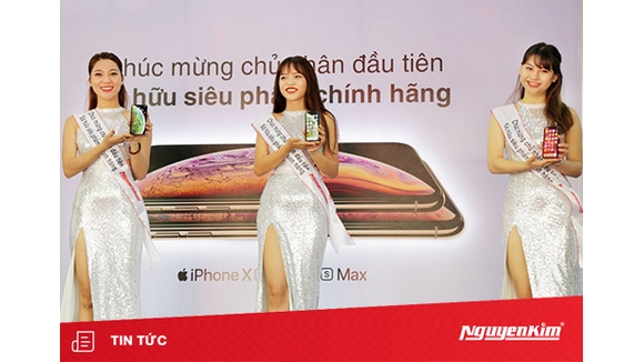 iPhone XS, XS Max, XR đã chính thức "lên kệ" Nguyễn Kim