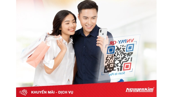 Thanh toán online tại Nguyễn Kim với VNPAY nhận ngay ưu đãi hấp dẫn