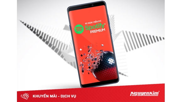 Cách đăng kí sử dụng ưu đãi miễn phí Gói Premium của Spotify khi mua Galaxy A9