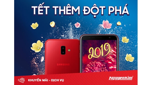 Sắm Galaxy J4+ hoặc Galaxy J6+ nhận quà hấp dẫn