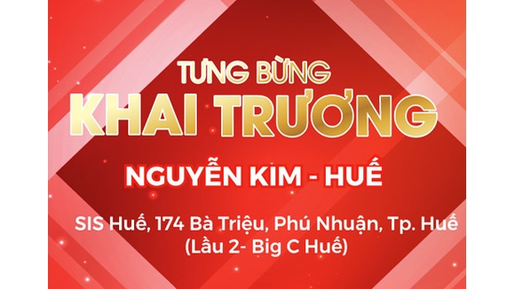 HOT: "Mưa khuyến mãi" đổ bộ Huế chào mừng TTMS Nguyễn Kim khai trương