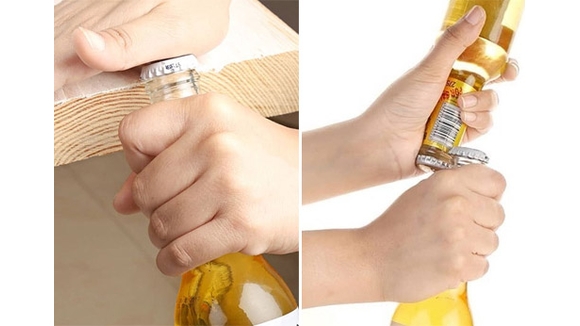 Bỏ túi những cách mở nắp chai cực đỉnh trong "nháy mắt"
