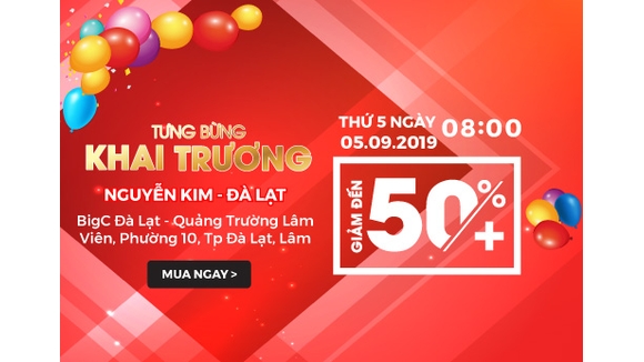 HOT: Cơn bão khai trương TTMS Nguyễn Kim Đà Lạt sẽ lấn át cái lạnh buốt giá tại đây