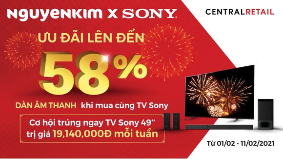 Rinh Loa Thanh Sony - Tham Gia Ngay Vòng Quay May Mắn "Săn" Tivi Cực Xịn