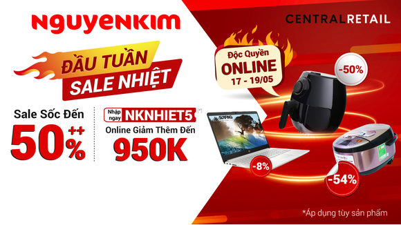 Hot Shocking Deal - Nguyễn Kim Khuyến Mãi Bùng Nhiệt!