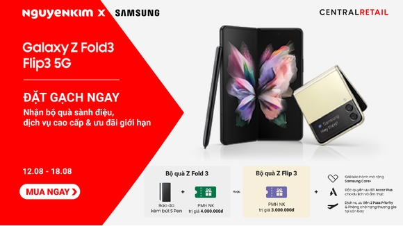 Nhận Quà Linh Đình Khi Đặt Trước Bộ Đôi Samsung Z Fold 3 Và Z Flip 3