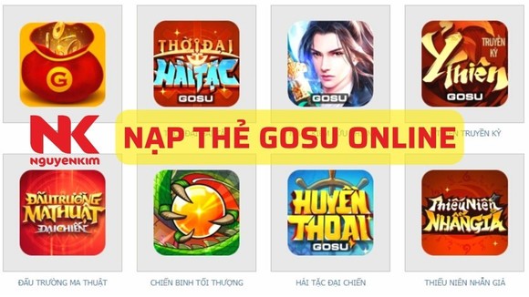 7 Cách Nạp Gosu Giá Rẻ, Có Giảm Giá