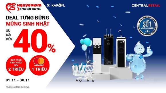 Karofi Sale Sốc Đến 40% - Tưng Bừng Chào Đón Sinh Nhật Cùng Nguyễn Kim
