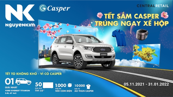 Tết Sắm Casper - Trúng Ngay Xế Hộp Đẳng Cấp