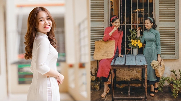 Cách Tạo Dáng Chụp Với Áo Dài Truyền Thống Đẹp Nhất