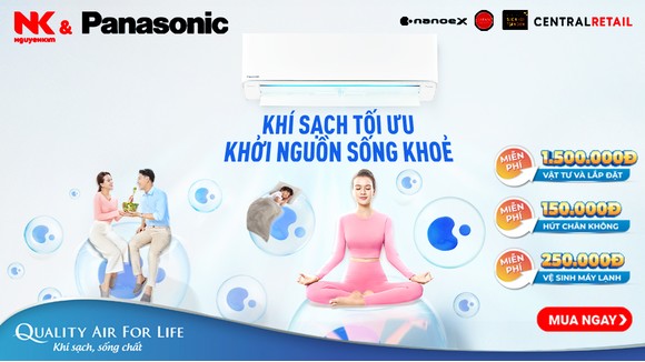 Không khí sạch từ điều hòa Panasonic: Chìa khóa nâng cao sức khỏe, tuổi thọ