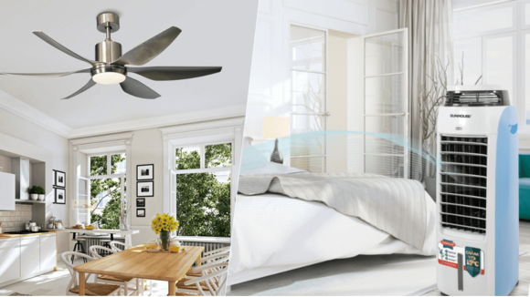 Quạt trần là gì? Quạt trần có mát hơn quạt điều hòa hay không?