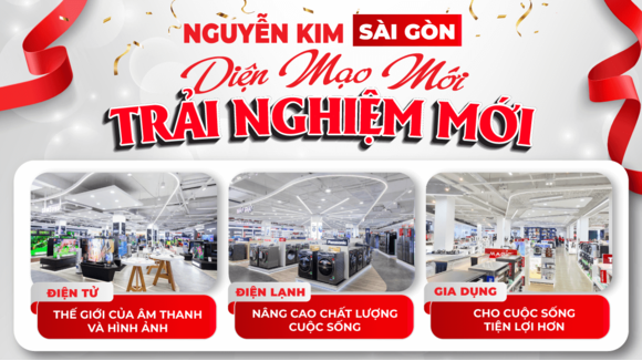 Hé lộ không gian mua sắm hiện đại - tiện nghi bậc nhất tại Nguyễn Kim Quận 1