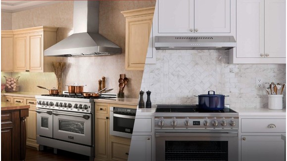 Nên chọn mua máy hút mùi âm tủ hay máy hút mùi áp tường?