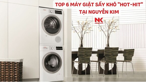 TOP máy giặt sấy khô quần áo tốt nhất hiện nay