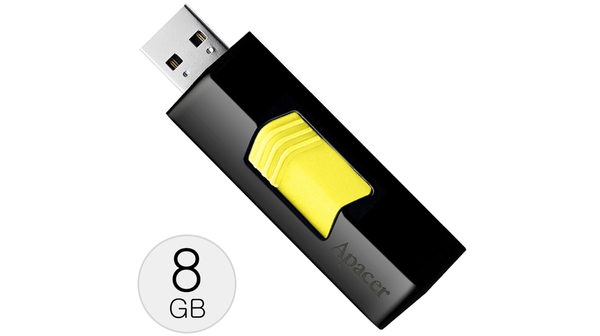 USB Apacer AH332-8GB màu vàng chính hãng giá tốt tại Nguyễn Kim