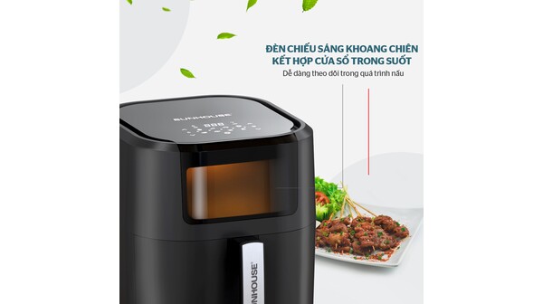 Nồi chiên không dầu Sunhouse 9 lít SHD4082