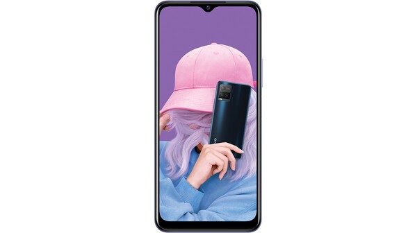 Điện thoại Vivo Y21s 4GB/128GB Trắng mặt chính diện