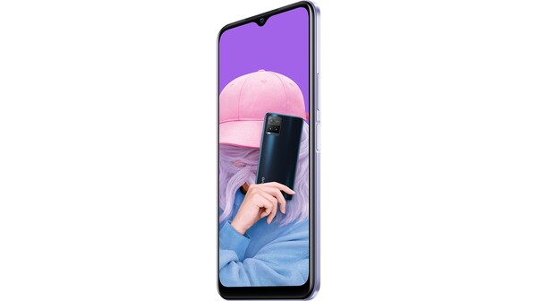 Điện thoại Vivo Y21s 4GB/128GB Trắng nghiêng phải