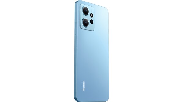 Điện thoại Xiaomi Redmi Note 12 4GB/128GB Xanh dương mặt lưng nghiêng trái